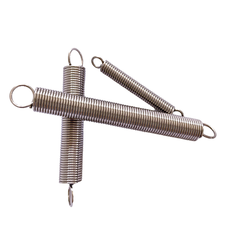 不锈钢304小拉簧带钩拉伸拉力弹簧线径0.3-2mm定做 0.