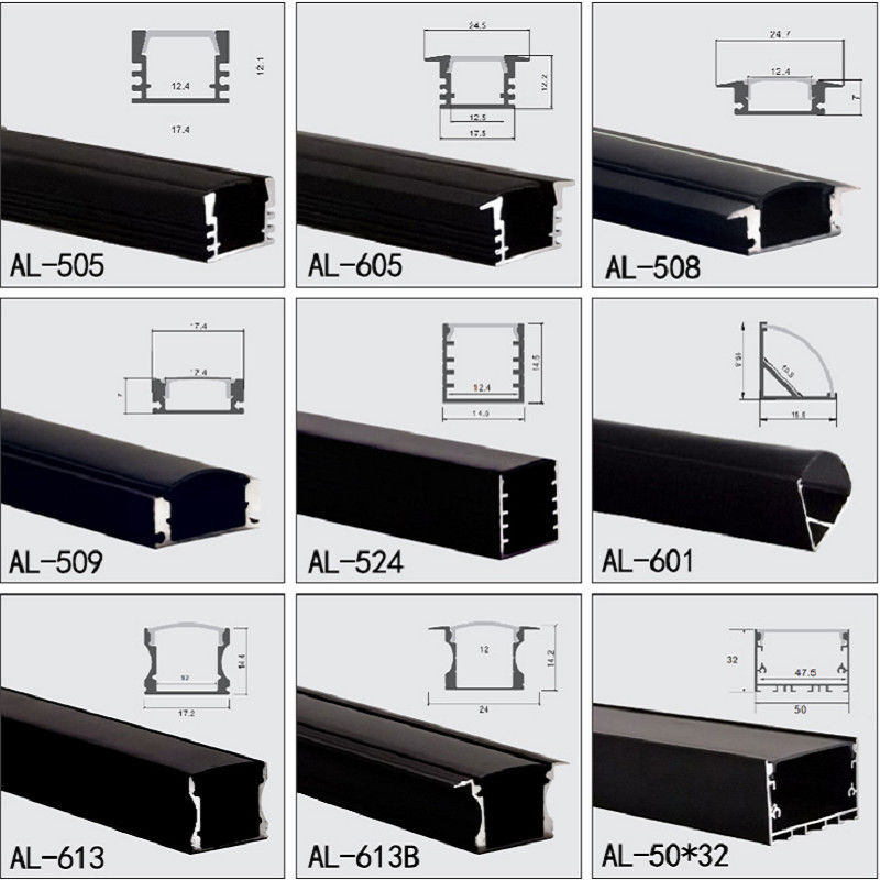 led线条灯线性灯槽灯带卡槽线形灯明装嵌入式线型灯铝合金铝槽灯 样品