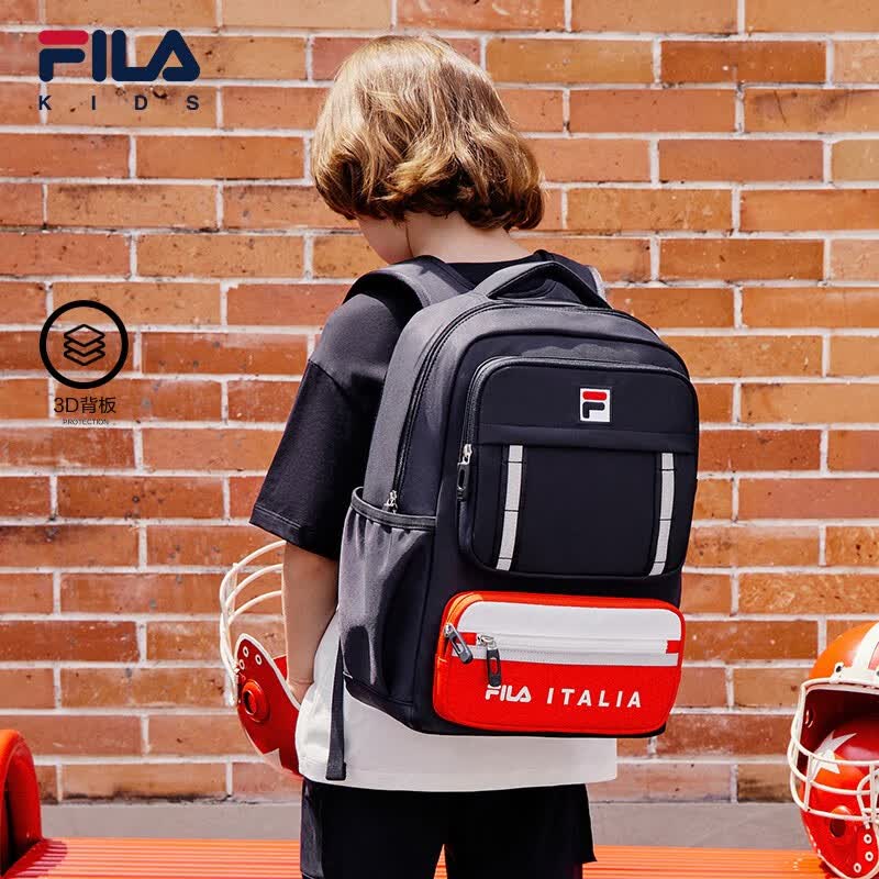FILA KIDS斐乐儿童双肩背包2022秋季新款减负四五六年级书包 传奇蓝-ANV M属于什么档次？
