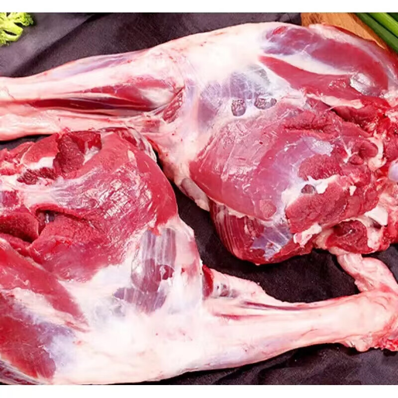 龙源鲜羔羊后腿肉内蒙古新鲜羊后腿肉清炖红烧羊腿肉火锅食材 不带骨