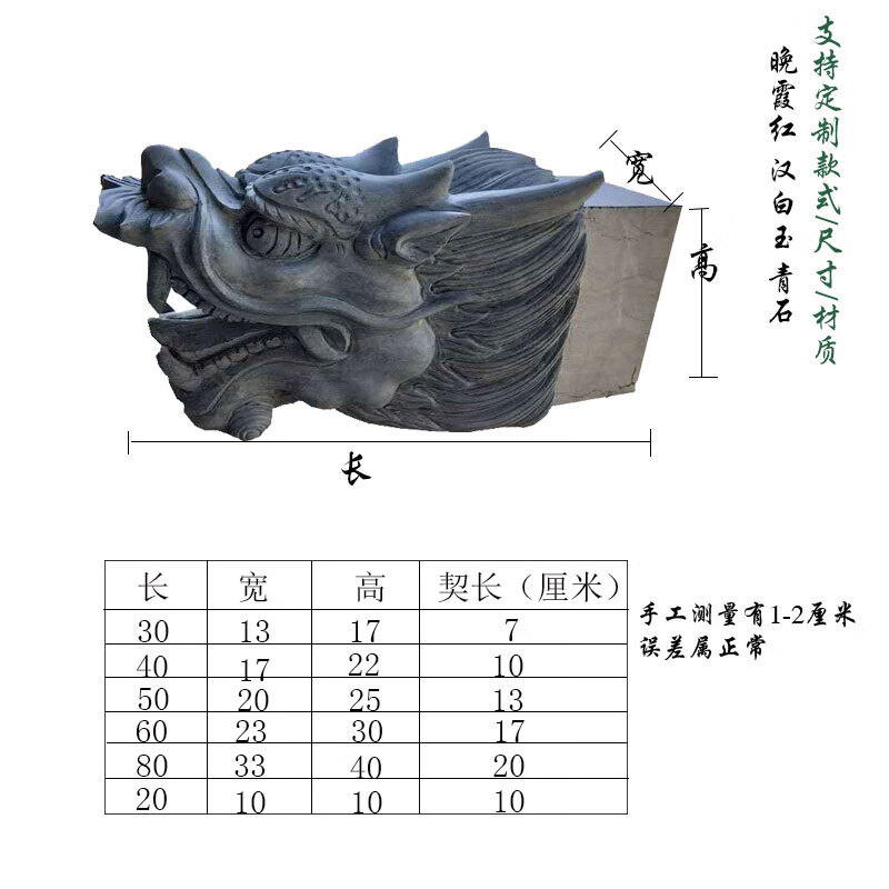 万棠石雕喷水龙头喷泉吐水青石汉白玉户外庭院墙壁出水口景观流水摆件