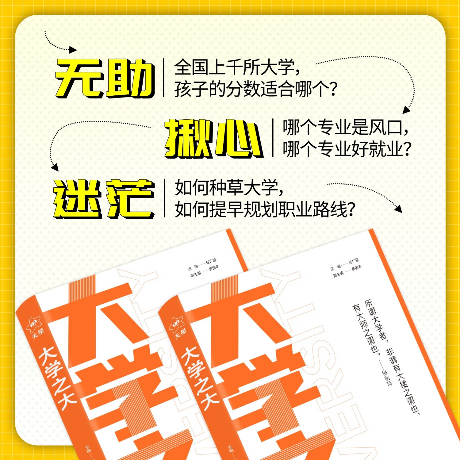 载望大学之大高考志愿填报指南看就业挑大学选专业教你如何选专业大学前景解读与选择高中生一二三年级多元升学规划生涯规划 【高考志愿填报+选大学】大学之大