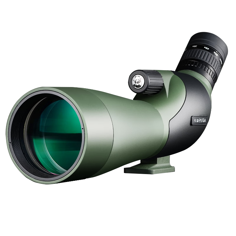 熊貓(PANDA)觀(guān)鳥(niǎo)鏡單筒大口徑望遠鏡20-60無(wú)極變倍微光夜視高倍高清觀(guān)靶觀(guān)景 70便攜版高配+1.4M支架+拍照夾
