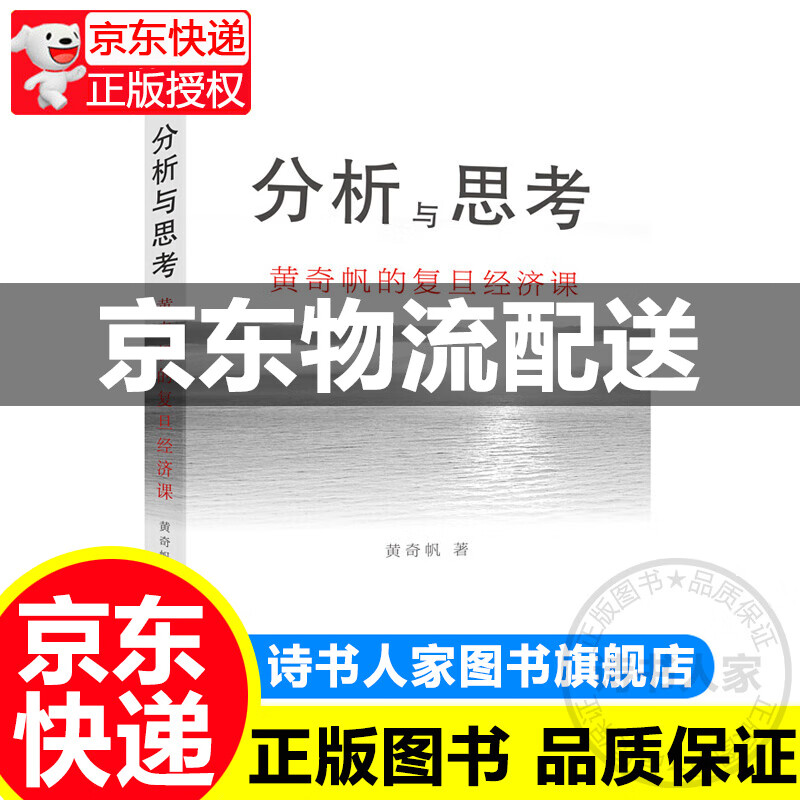 分析与思考 黄奇帆 著 复旦经济课 上海人民出版社