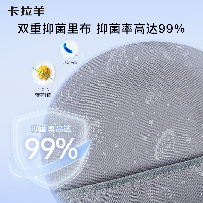 卡拉羊28/34/42L大容量减负防下坠中学生书包17.3英寸电脑背包CX5501/2 B款-黑色(可放17.3英寸电脑)