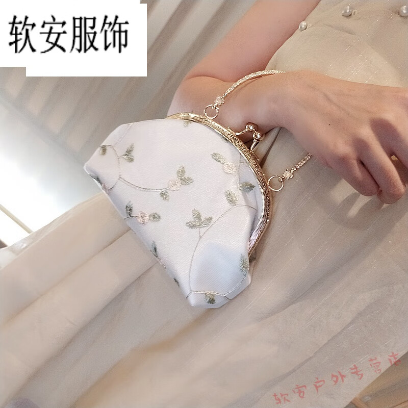 逅枫精选旗袍包新款小包包女刺绣花朵包汉服包旗袍包晚宴宴会手拿包小 手环小雏菊怎么样,好用不?