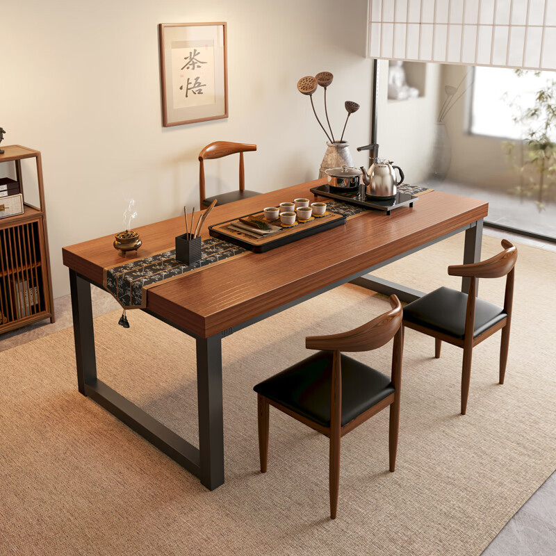 百圣牛简易茶桌椅组合茶台桌套装小阳台办公室家用茶水台喝茶桌子 [单