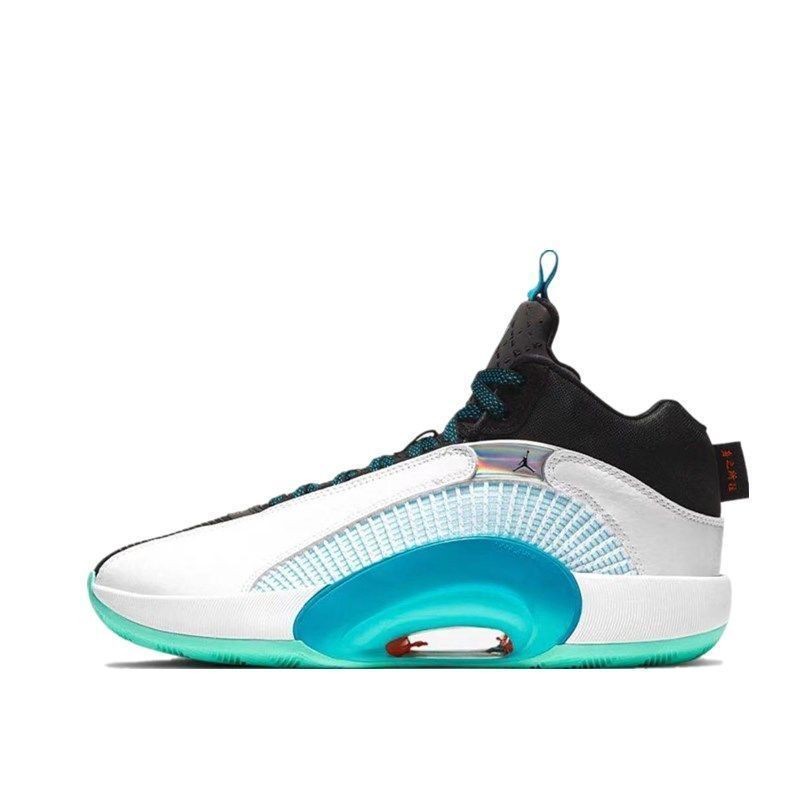 新款乔35代篮球鞋aj35日落彩虹兵马俑郭艾伦男女双气垫战靴运动鞋 aj3