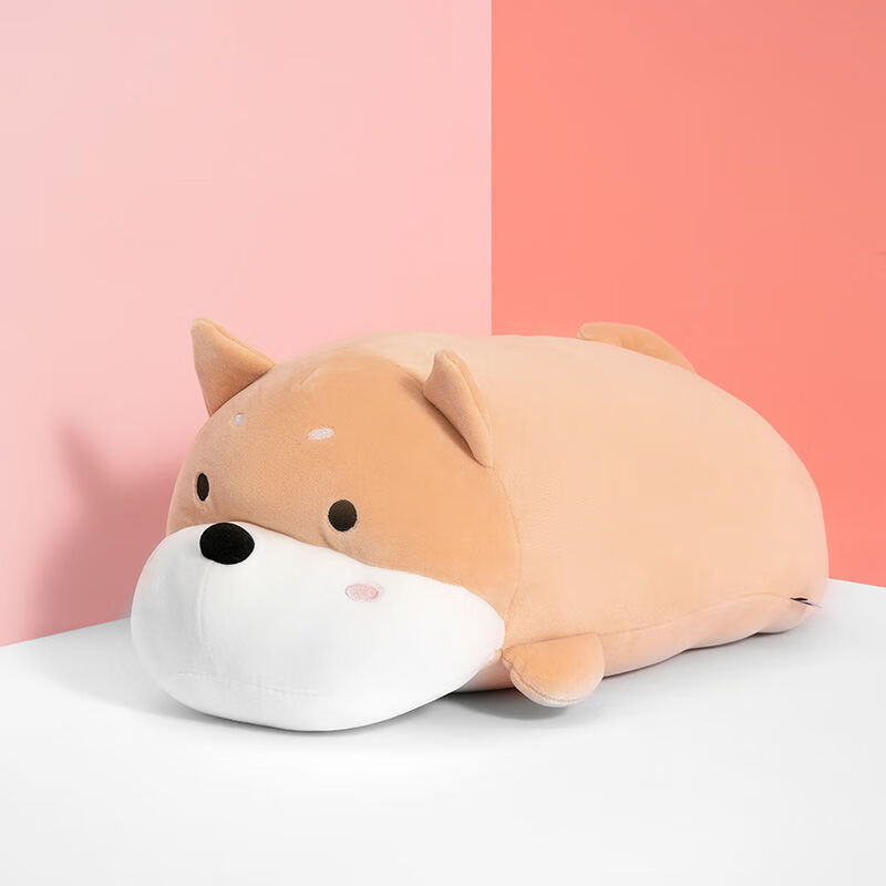 名创趴趴狗抱枕 miniso 趣味趴姿狗狗公仔毛绒玩偶床上娃娃陪睡儿童