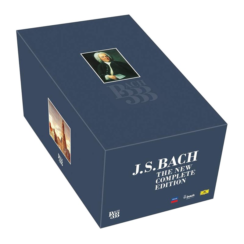 bach 333 巴赫作品全集 新版 222cd dvd 进口cd唱片 4798000