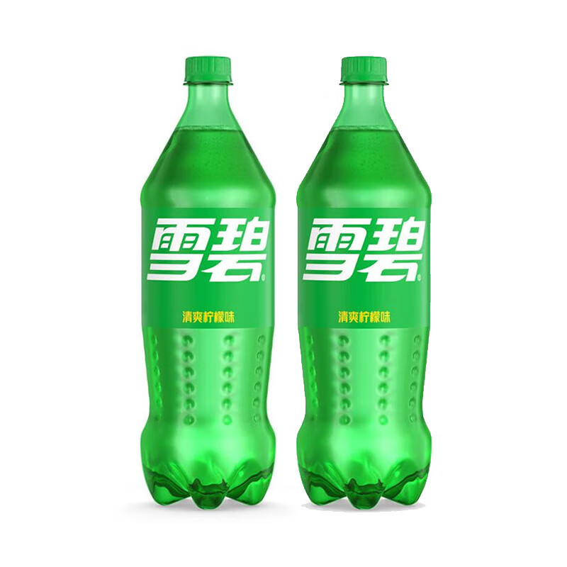 需入会:可口可乐汽水碳酸饮料 大瓶装 雪碧1L*2瓶