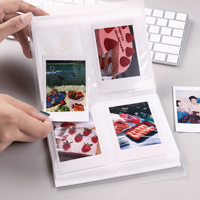 旭泽(xuze) 【网红同款】3寸4寸ins磨砂拍立得相册本名片银行卡收纳