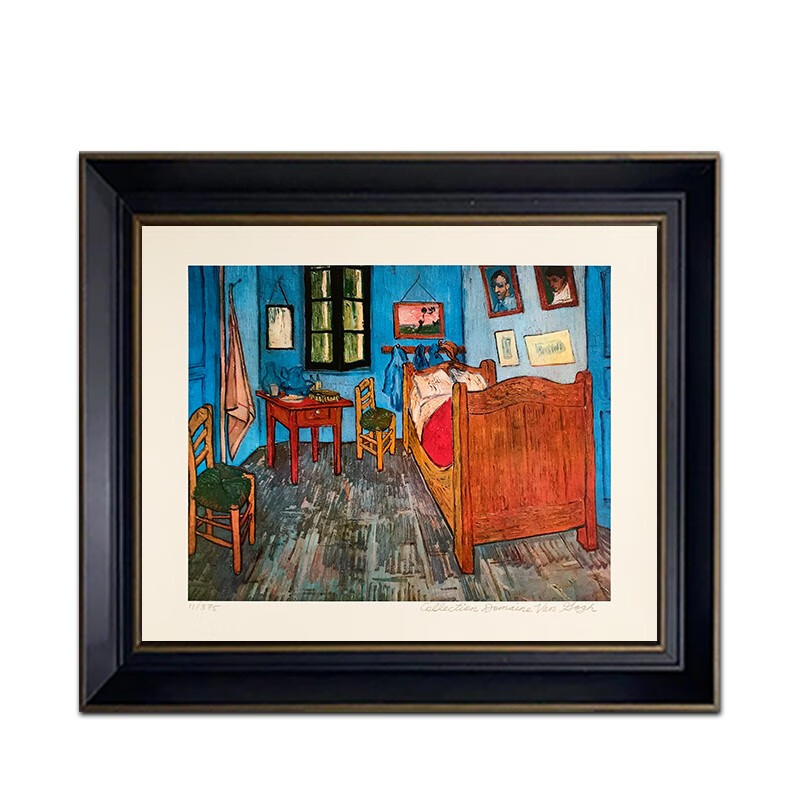 三为(sunwayart)文森特·梵高限量版画卧室客厅卧室装饰画艺术挂画40.