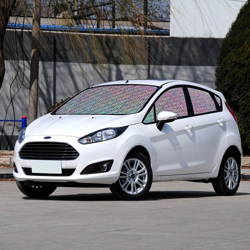 福特嘉年华两厢专用汽车遮阳帘防晒隔热遮阳板车窗帘遮阳挡遮光帘