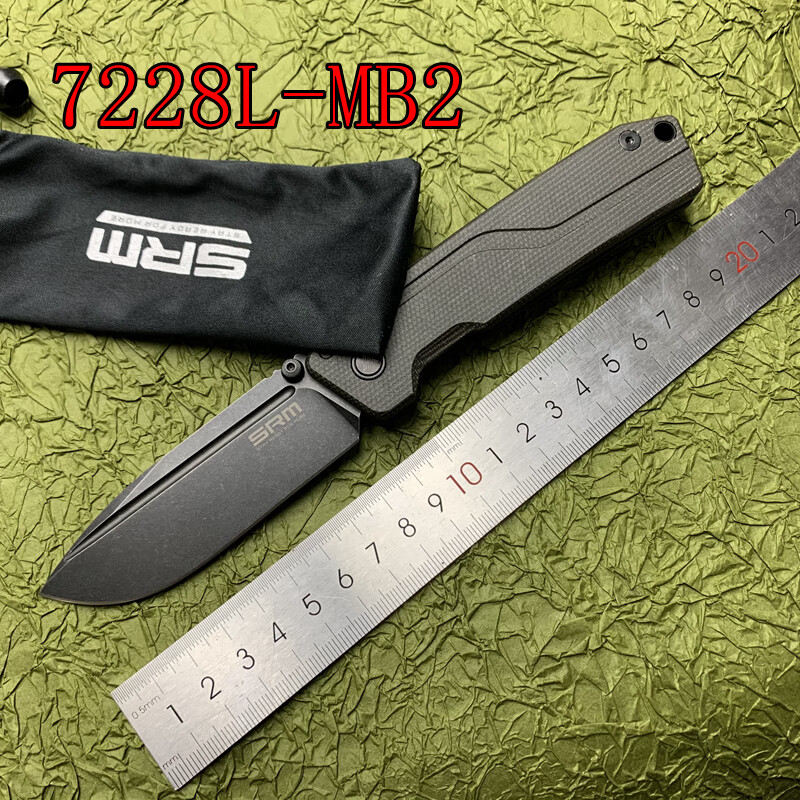 溥畔映棠正品三刃木出口版7228系列外销版户外登山小刀求生防卫野营折