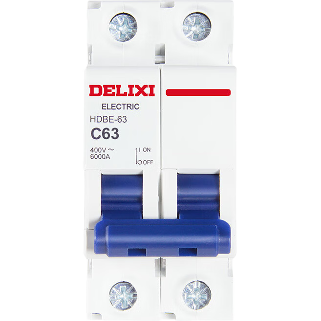 ��������DELIXI���������� HDBE632C63 ���ÿտ�С�Ͷ�·��2P˫����·�� 2P63A 15.26Ԫ(������)