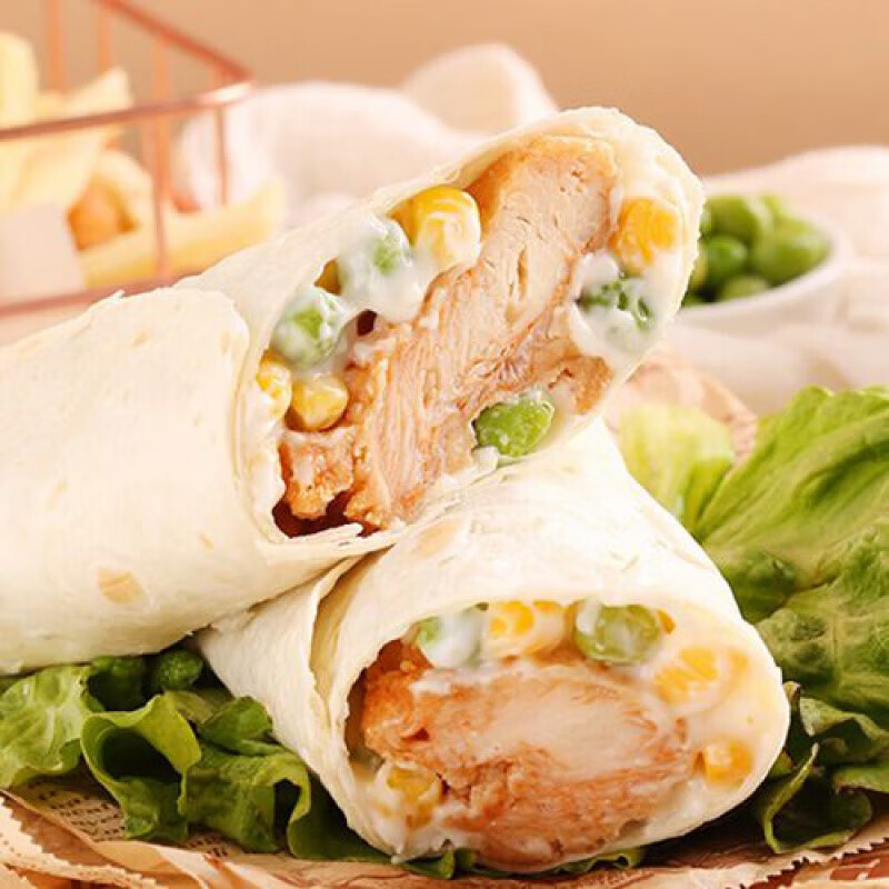 clcey天健墨西哥鸡肉卷批发零食宿舍速食品早餐速食微波加热 【照烧