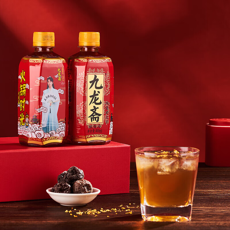九龙斋酸梅汤 老北京酸梅汤饮料400ml 北京老字号 九龙斋400ml*6瓶