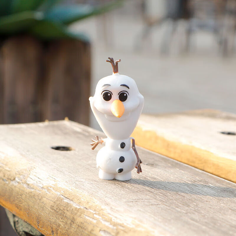 艾莎安娜公主雪宝玩偶玩具人偶蛋糕装饰品摆件 小雪宝3cm左右