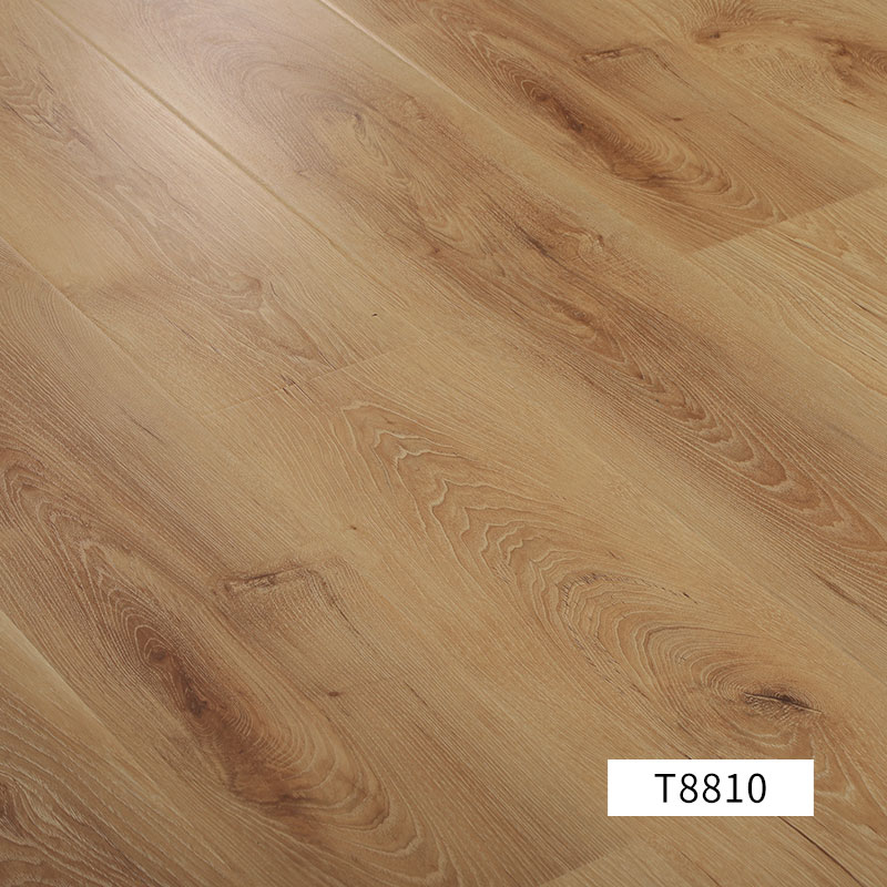 强化复合木地板家用防水耐磨环保e0级地暖12mm深圳安装地板 卡其色 t