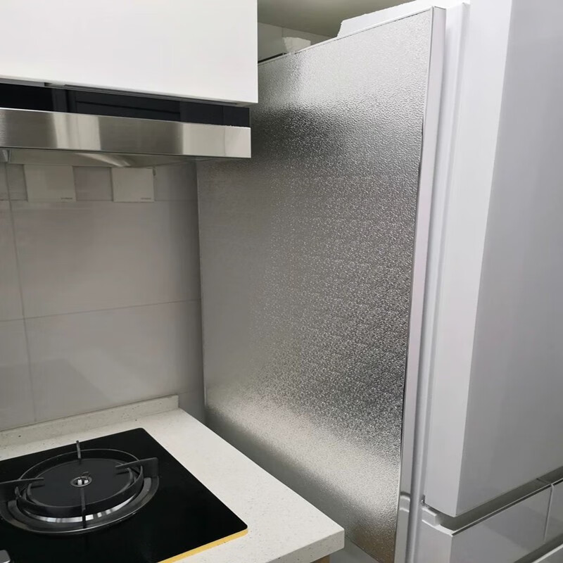 隔热板灶台防火板厨房隔热板阻燃板燃气灶冰箱隔挡热板耐高温 60*50CM磁吸豪华款双面铝