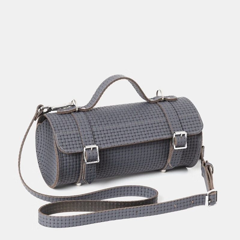 The Cambridge Satchel Company英国剑桥包 纯手工牛皮水桶包 轻奢通勤斜挎单肩包水桶包 格子纹