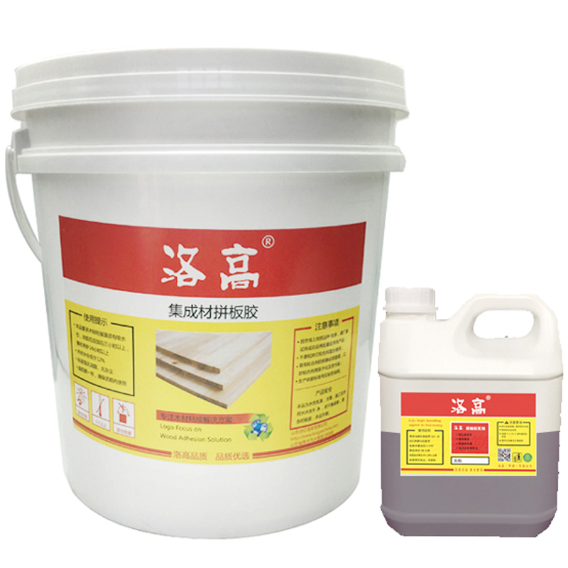 叽哩哇啦双组份木工拼板胶硬质实木胶高粘家具液体胶水冻白乳胶固化剂