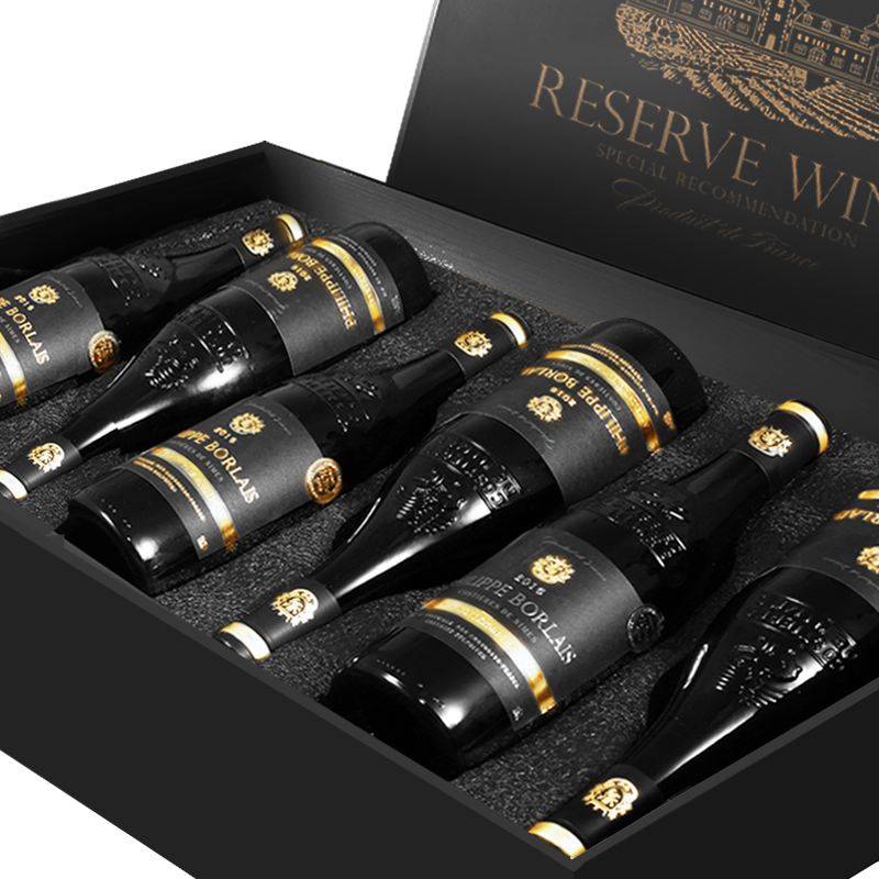 菲利宝莱（Philippe Borlais）法国进口14.5度尼姆高等级AOP 红酒整箱 传奇干红葡萄酒6支礼盒装