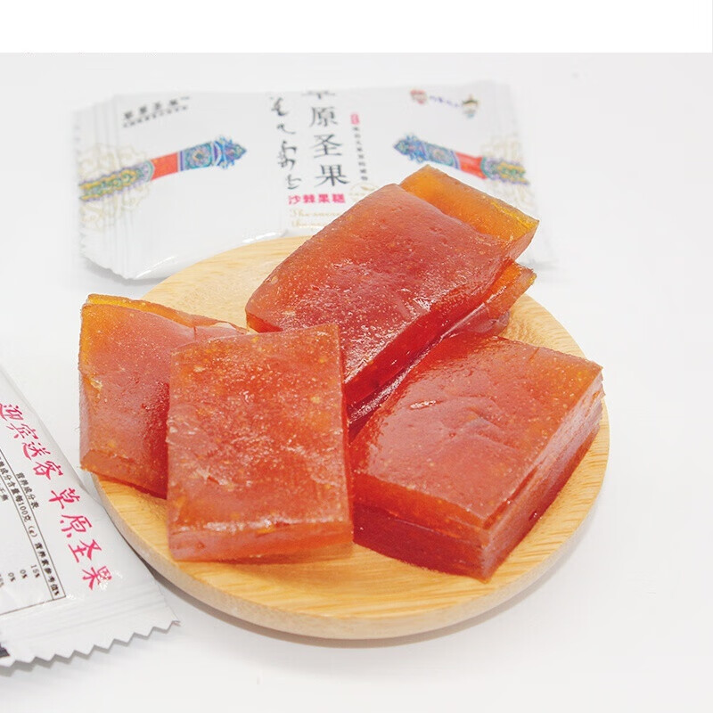 虎钢馋内蒙古草原沙棘果糕内蒙古特产沙棘果儿童孕妇零食蜜饯果干果脯
