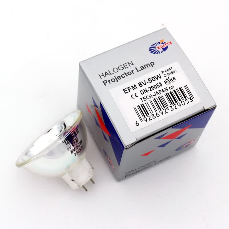 efm 64607 8v50w卤素杯灯,科华生物化mk3酶标仪显微镜光源灯泡8v 其它