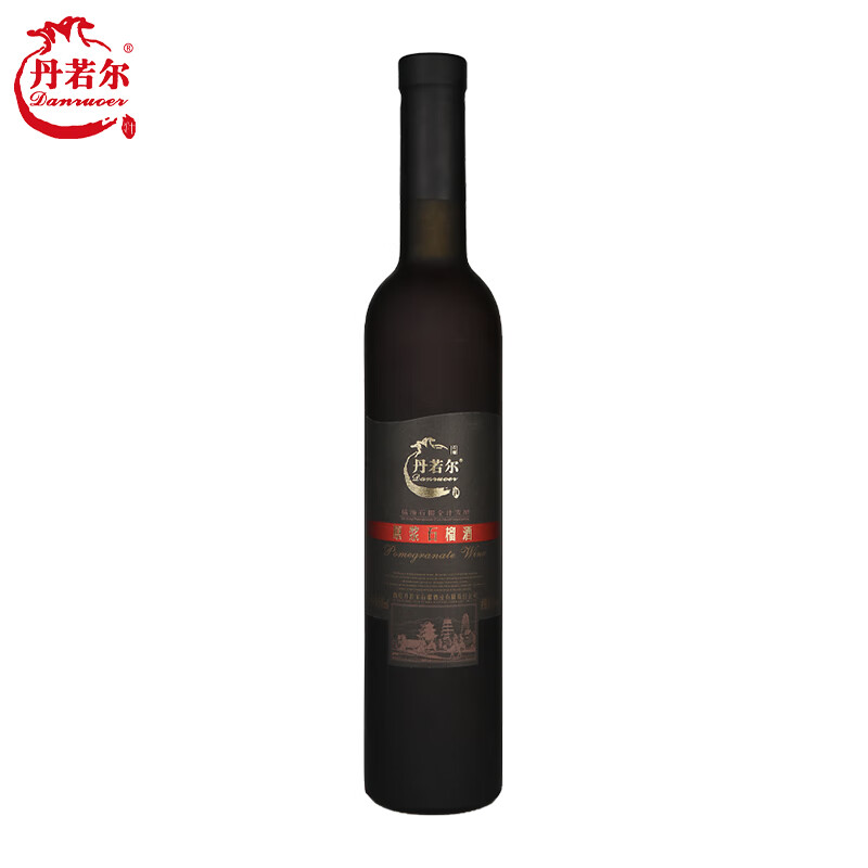 丹若尔原浆石榴酒陕西临潼石榴全汁发酵果酒半甜型10度500ml 单支