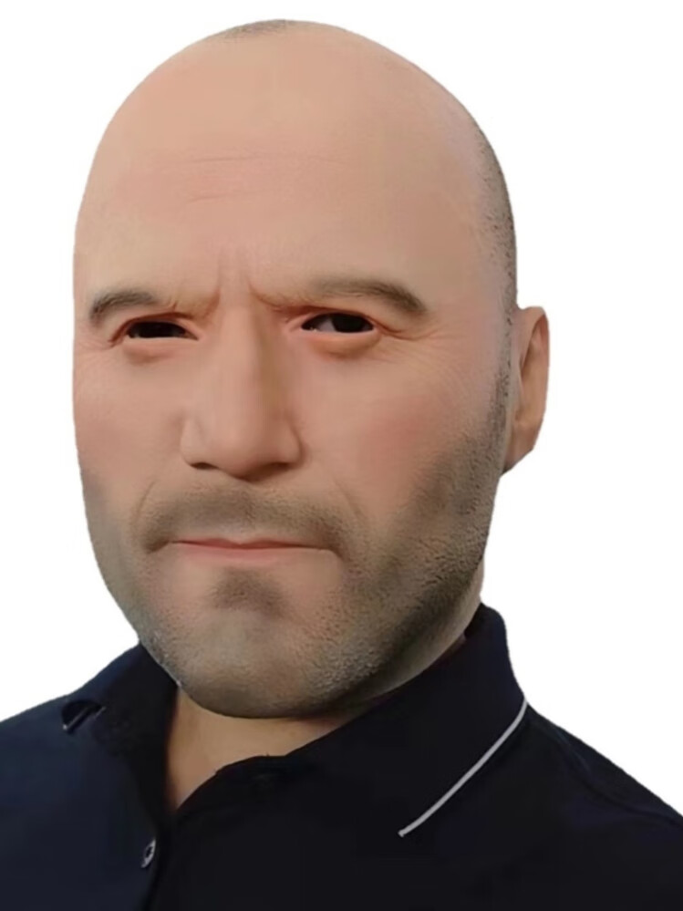 狮奥利兴人皮面仿真面皮头套老年人脸全脸老头老太老人整蛊搞笑面