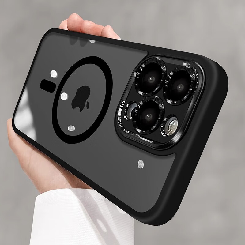 初黎适用苹果16promax手机壳新款MagSafe磁吸iPhone15保护套14高级感13硅胶12全包11防摔Plus透明超薄 钛灰色【升级版】进口材质+硅胶全包软边+内置强磁吸 华为其他型号