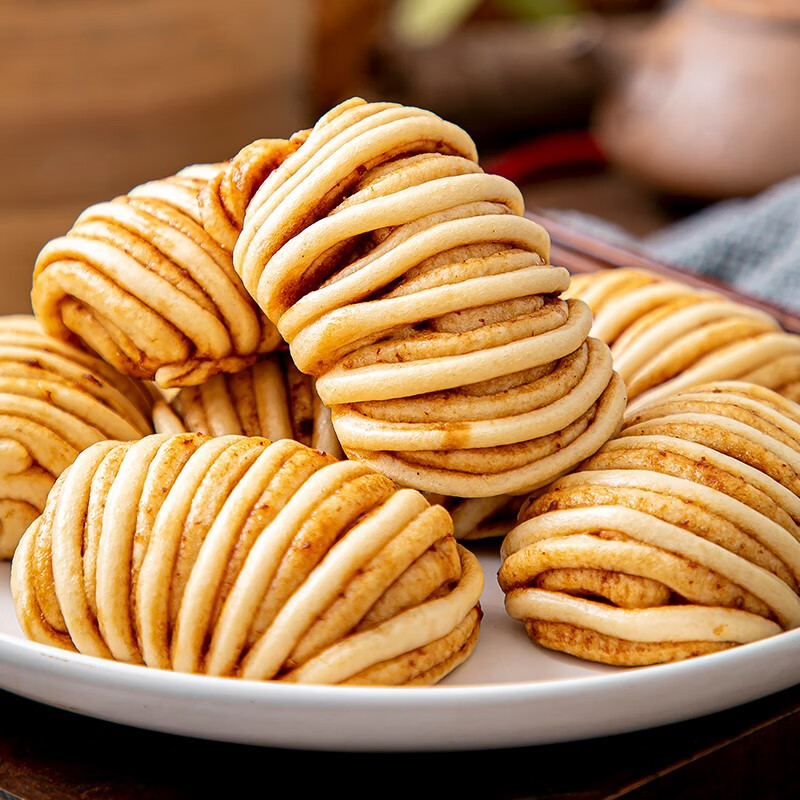 华以健康园 红糖佛手酒店特色小吃手面点速冻早餐花卷馒头糕点半成品