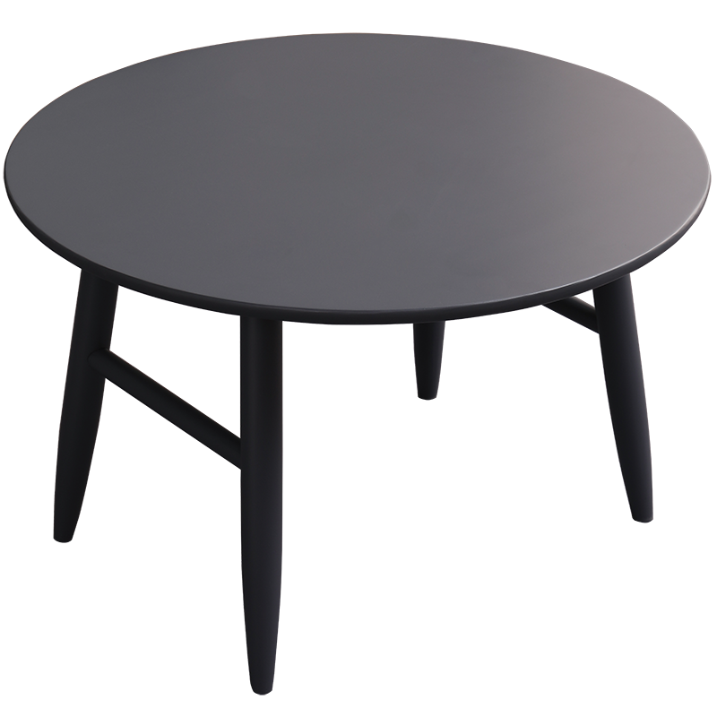 艾迪嘉边几茶几现代简约客厅边桌边几柜 胡桃色 圆几 70*70*43cm