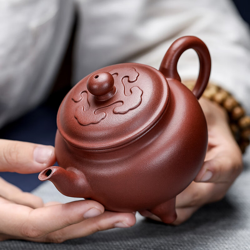 宫雁居宜兴紫砂壶大彬如意清水泥纯手工正宗名家单壶紫砂茶壶家用茶具