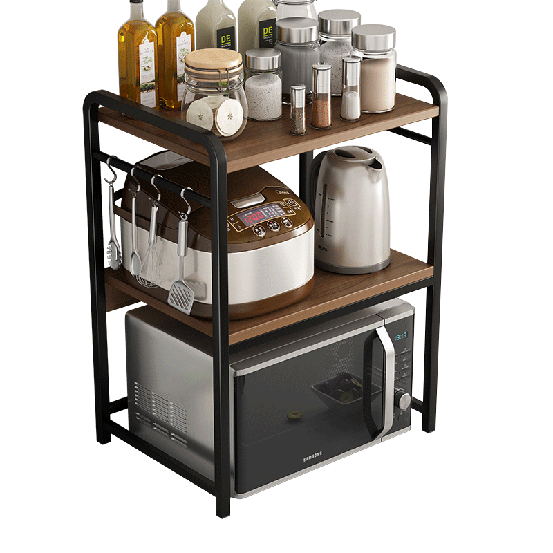 蔓斯菲尔(MSFE)厨房置物架层架桌面调料架微波炉架二层橱柜台面桌上烤箱支架收纳储物架子