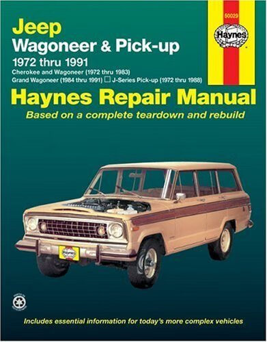 预订 Jeep Wagoneer & Pick-up covering Wagoneer (72-83), Grand Wagoneer (84-91), Cherokee (72-83)