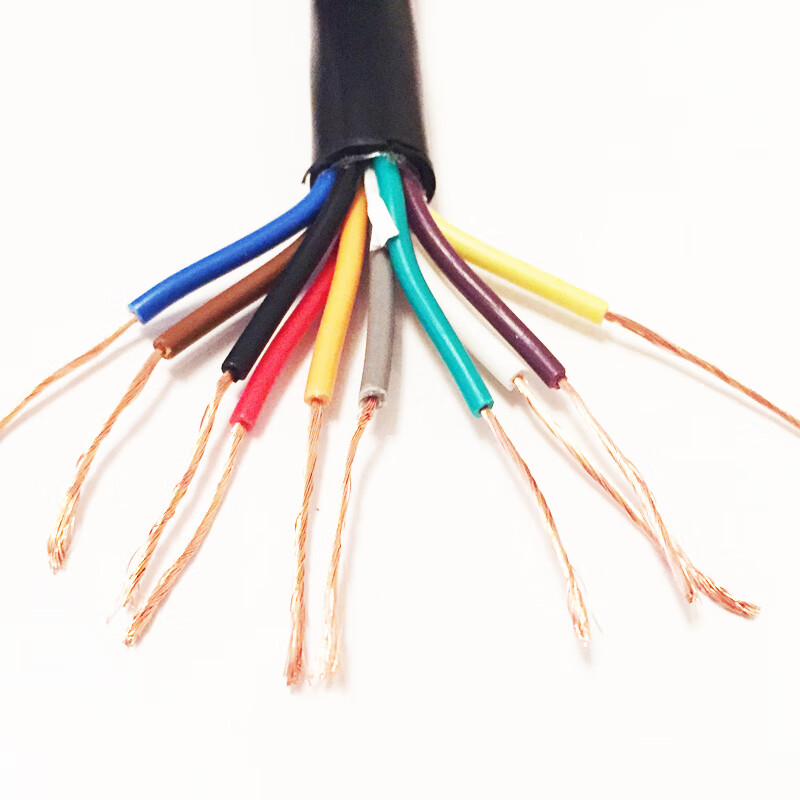 惠春电线电缆 10芯0.5平方 RVV10*0.5平方软护套线 信号线控制线