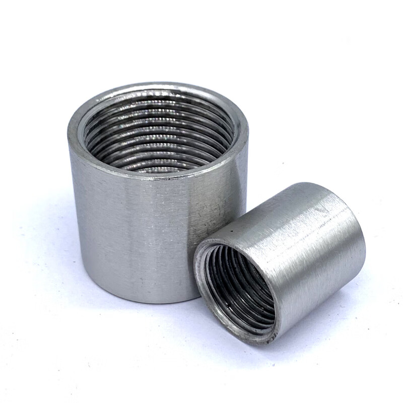 哲弘地304不锈钢双内丝内牙直接头内螺纹直通46分水管钢管无缝焊接