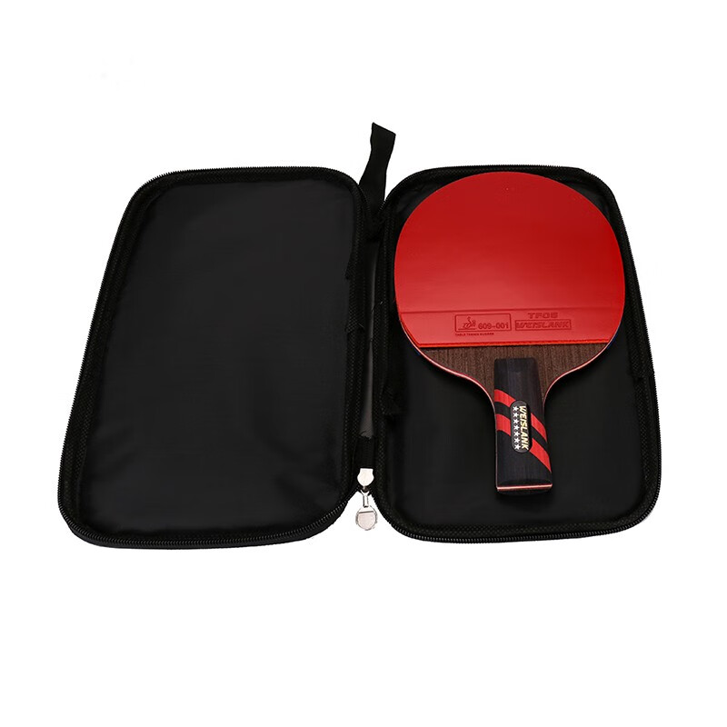 威斯兰卡（Weislank）专业级乒乓球拍比赛碳素高弹粘性进攻型直拍乒乓球手工拍 【威斯兰卡】7星级直拍1个