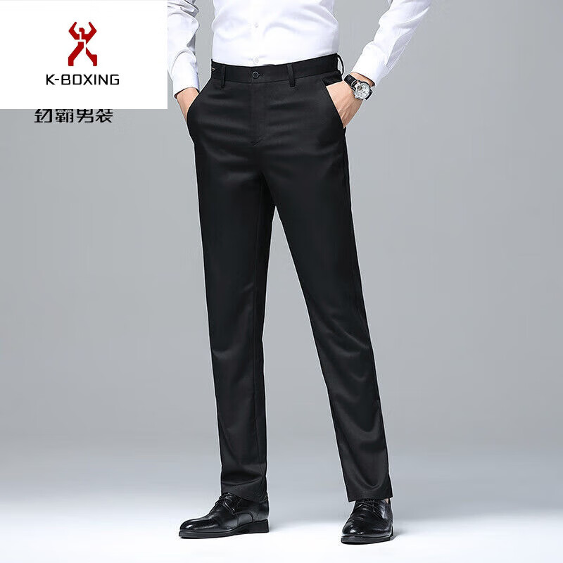 劲霸男装(k-boxing)品牌劲休闲裤男士裤子时尚休闲男装薄款弹力男裤