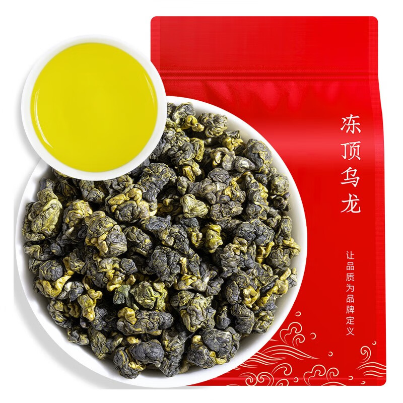 福茗源茶叶 冻顶乌龙茶 2023新茶台湾台式高山茶乌龙茶可冷泡大份量
