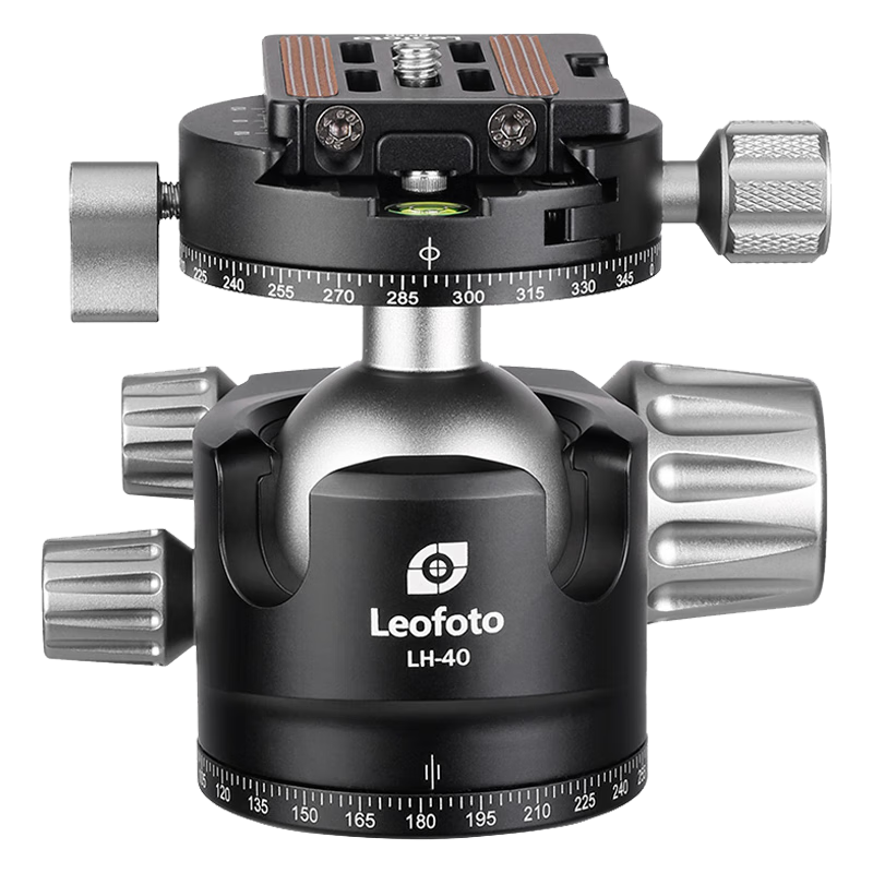 徠圖(Leofoto)云臺 360度雙全景夾座攝影攝像微單單反相機輕便穩(wěn)定橫拍豎怕專業(yè)球形云臺 LH-40R
