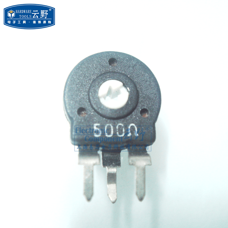 【高科美芯】 单联电位器500r 501 立式 3脚直插 黑色  (10个)