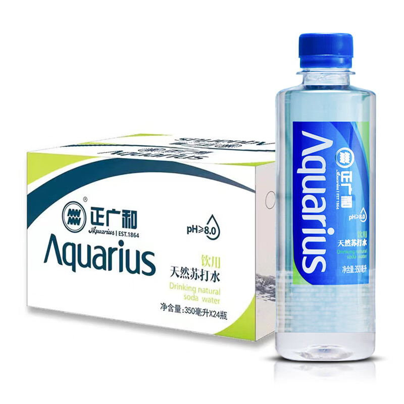 正广和 水瓶座Aquaius 天然苏打水 350ml*24瓶