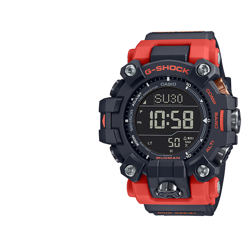 卡西欧(casio)g-shock多功能小泥人户外运动防水防泥大表盘手表男