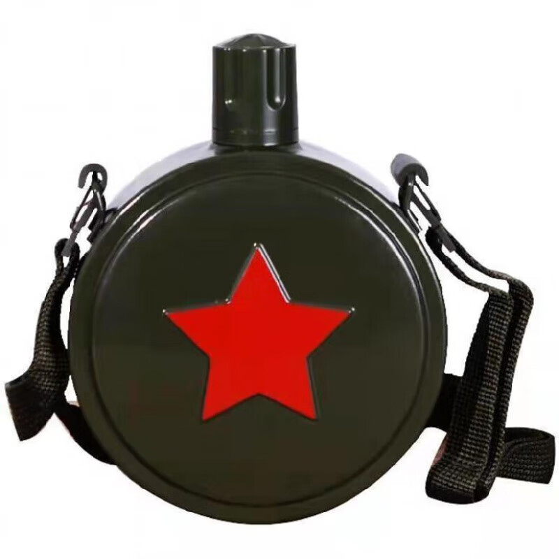 单位定制军迷军用水壶304不锈钢保温水杯户外运动大容量 不保温800ml