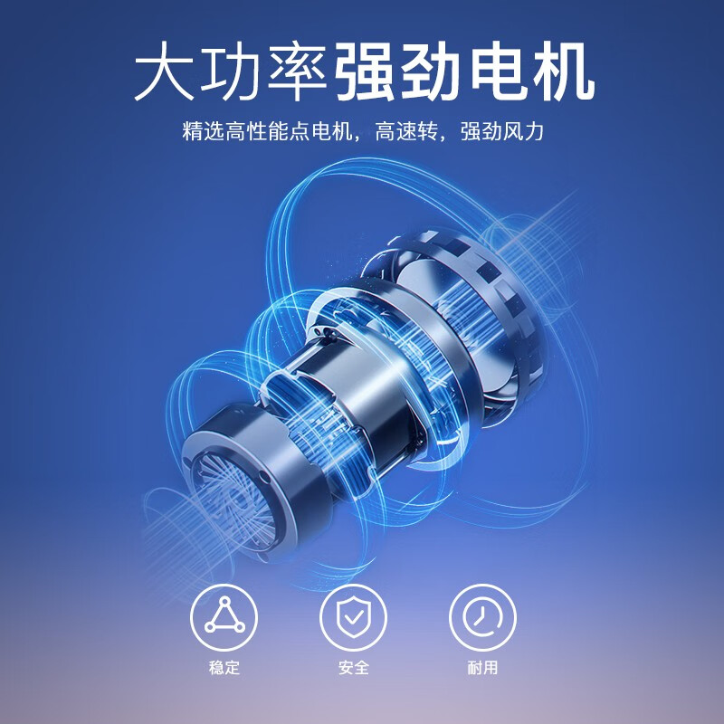 物克(VVU&CCO)充电式无线吹风机风筒电吹风学生宿舍吹头发3档冷热便携type-c充电高转速风筒美术联考 【高速电机】长续航CFJ-4