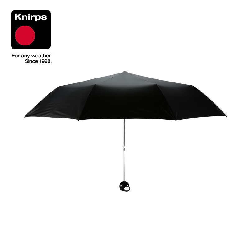 knirps防紫外线晴雨伞三折超强防晒遮阳伞黑胶礼物男士女士